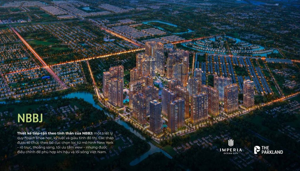 Kiến trúc NBBJ tại dự án Imperia Ocean City Kiến trúc NBBJ tại dự án Imperia Ocean City