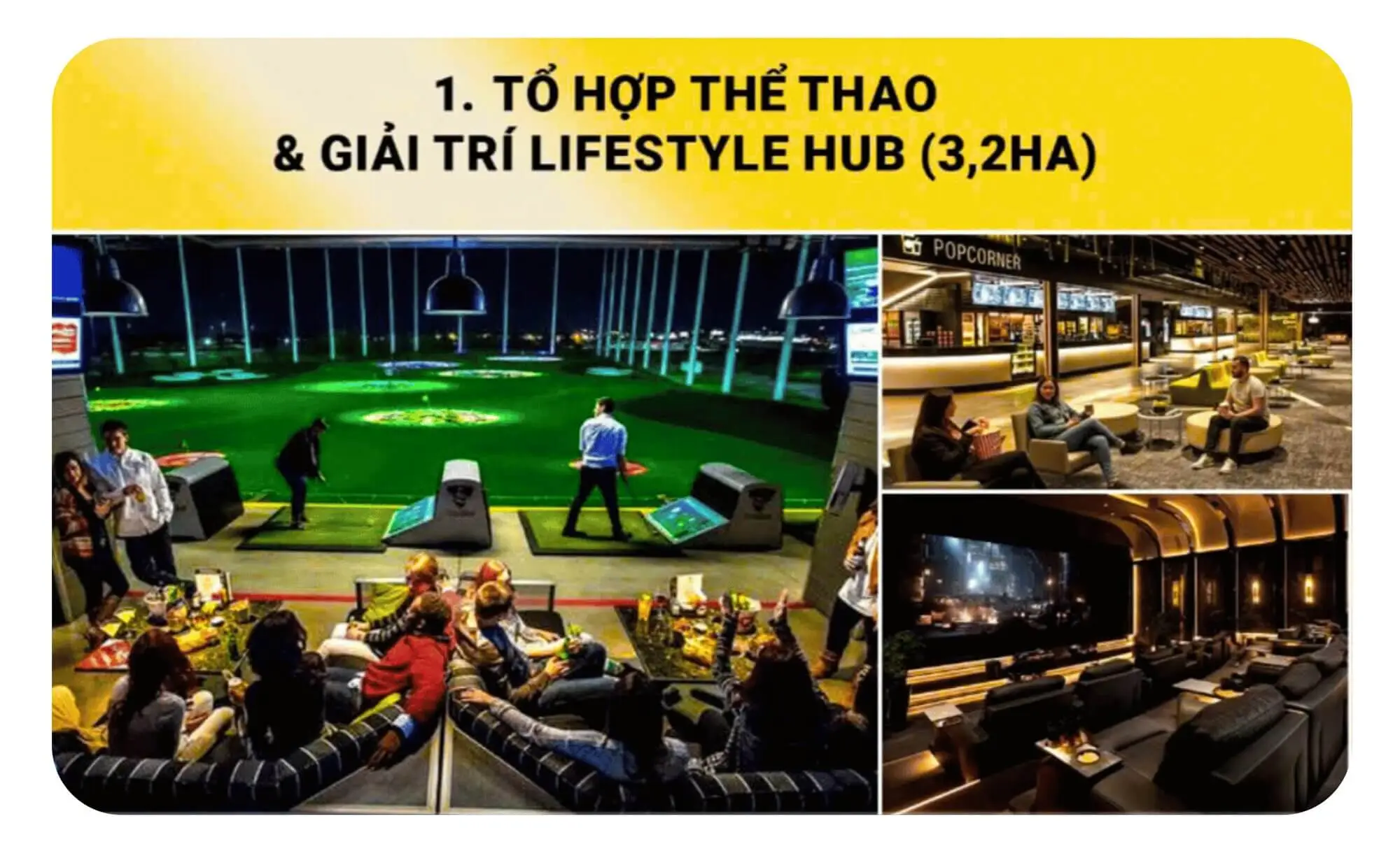 Tổ hợp thể thao & giải trí Lifestyle Hub Tổ hợp thể thao & giải trí Lifestyle Hub
